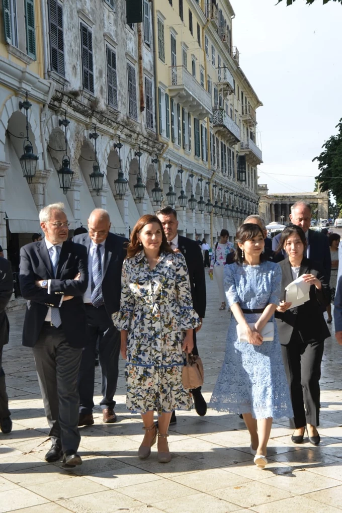 Η Υπουργός Τουρισμού κα Όλγα Κεφαλογιάννη υποδέχτηκε στην Κέρκυρα την Πριγκίπισσα Κάκο της Ιαπωνίας