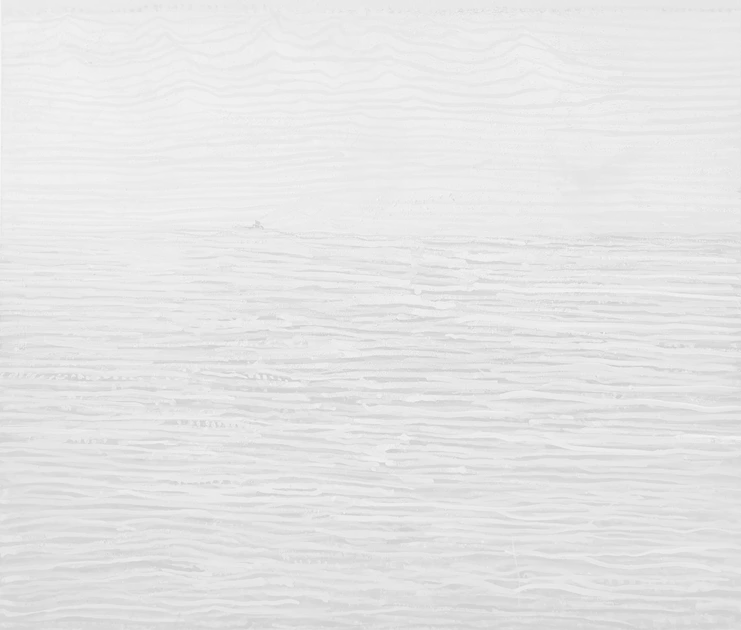Angeli Io, «Ο δρόμος του νερού» 120X14cm, Acrylics on canvas