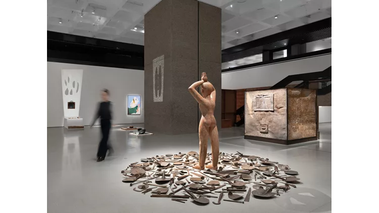 The Imaginary Institution of India: Art 1975-1998, Άποψη εγκατάστασης Barbican Art Gallery